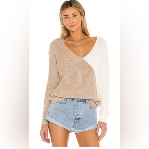 Superdown Trish Knot Sweater - small